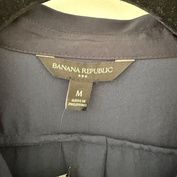 NWT womens blouse (navy blue) - Picture 3 of 7